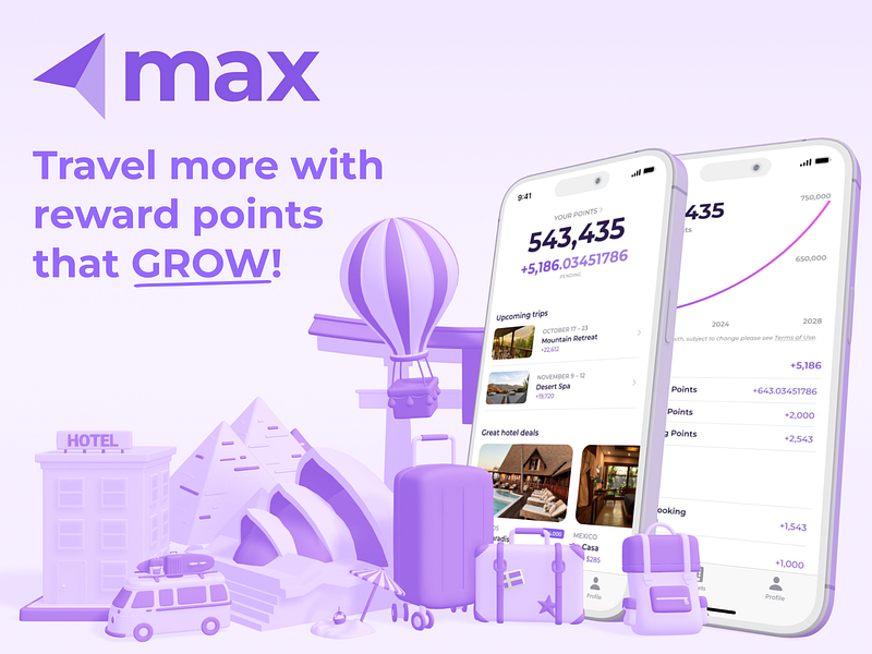 Max Travel - 3D Branding 3d brand branding travel