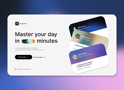Collaborative To-Do App - Homepage cleanui figma productdesign productivity ui uidesign ux uxdesign webdesign