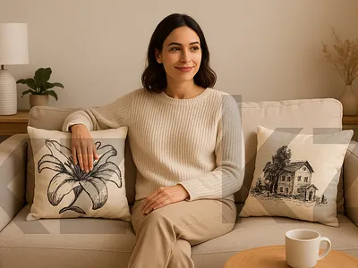 New Screen-Printed Cushion Covers cushioncovers custumized design design graphic design homedecor hometextile