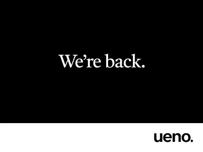 Ueno is back. ueno