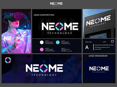 Technology Logo Design | Branding for Neome ai logo design branding intelligence modern identity tech startup logo technology logo the design reflects innovation