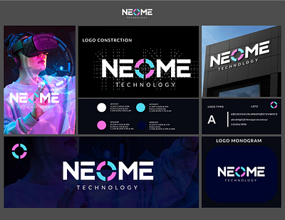 Technology Logo Design | Branding for Neome ai logo design branding intelligence modern identity tech startup logo technology logo the design reflects innovation