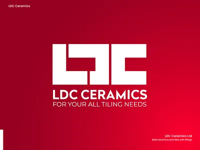 LDC Ceramics and Tiles logo design abc ceramic logo altin ceramic logo audi ceramic logo bcl ceramic logo bhl ceramic logo bio ceramic logo brand identity branding bright ceramic logo ceramic ceramic city logo ceramic coating logo design ceramic logo ceramics designofly ldc ldc logo text logo textbased logo wordmark