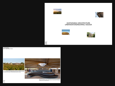 Le Dome Winery architecture clean editorial grid layout minimal swiss typography ui urbanism web website white space winery