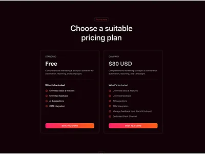 Pricing UI Carousel — Samurai+ Template Collection 3d animation branding figma figma designs framer framer template graphic design illustration logo motion graphics pricing section ui webflow webflow template