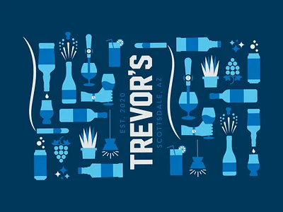 Trevor's Liquor Shirt Design beer bourbon craft beer liquor shirt whiskey wine