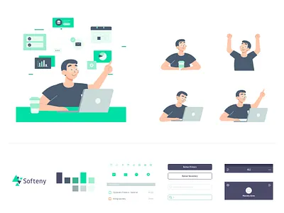 Onboard screen animation ui
