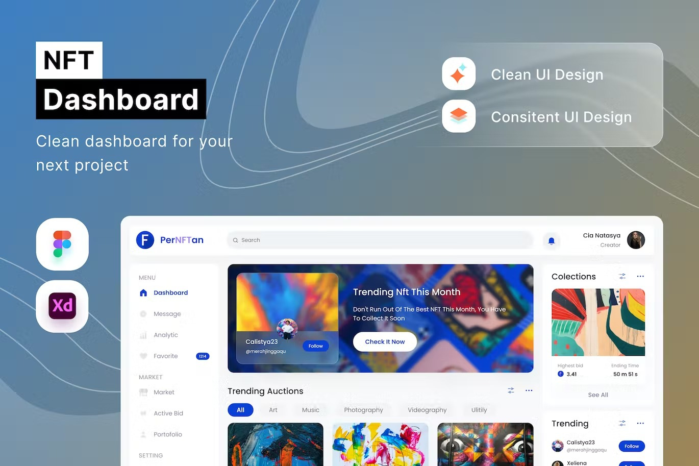 NFT dashboard animation app branding dashboard design illustration mobile mobile app product design ui ui design ui kit user interface ux ux design web web design web development website