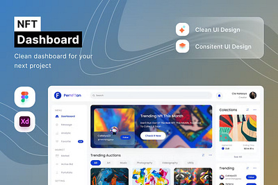 NFT dashboard animation app branding dashboard design illustration mobile mobile app product design ui ui design ui kit user interface ux ux design web web design web development website