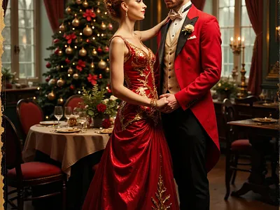 Doing The Charleston at the YULETIDE Ball cover art work historical romance regency yuleide
