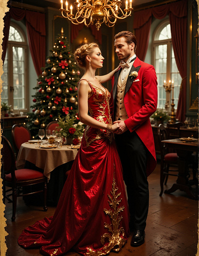 Doing The Charleston at the YULETIDE Ball cover art work historical romance regency yuleide