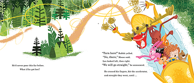 Picture book illustrations - I Drove My Bed to Grandma's House childrens illustration cover design design digitalart graphic design illustration photoshop