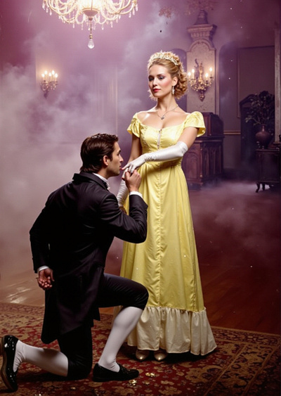 What Part of No Don't you understand? cover art work graphic design historical romance regency
