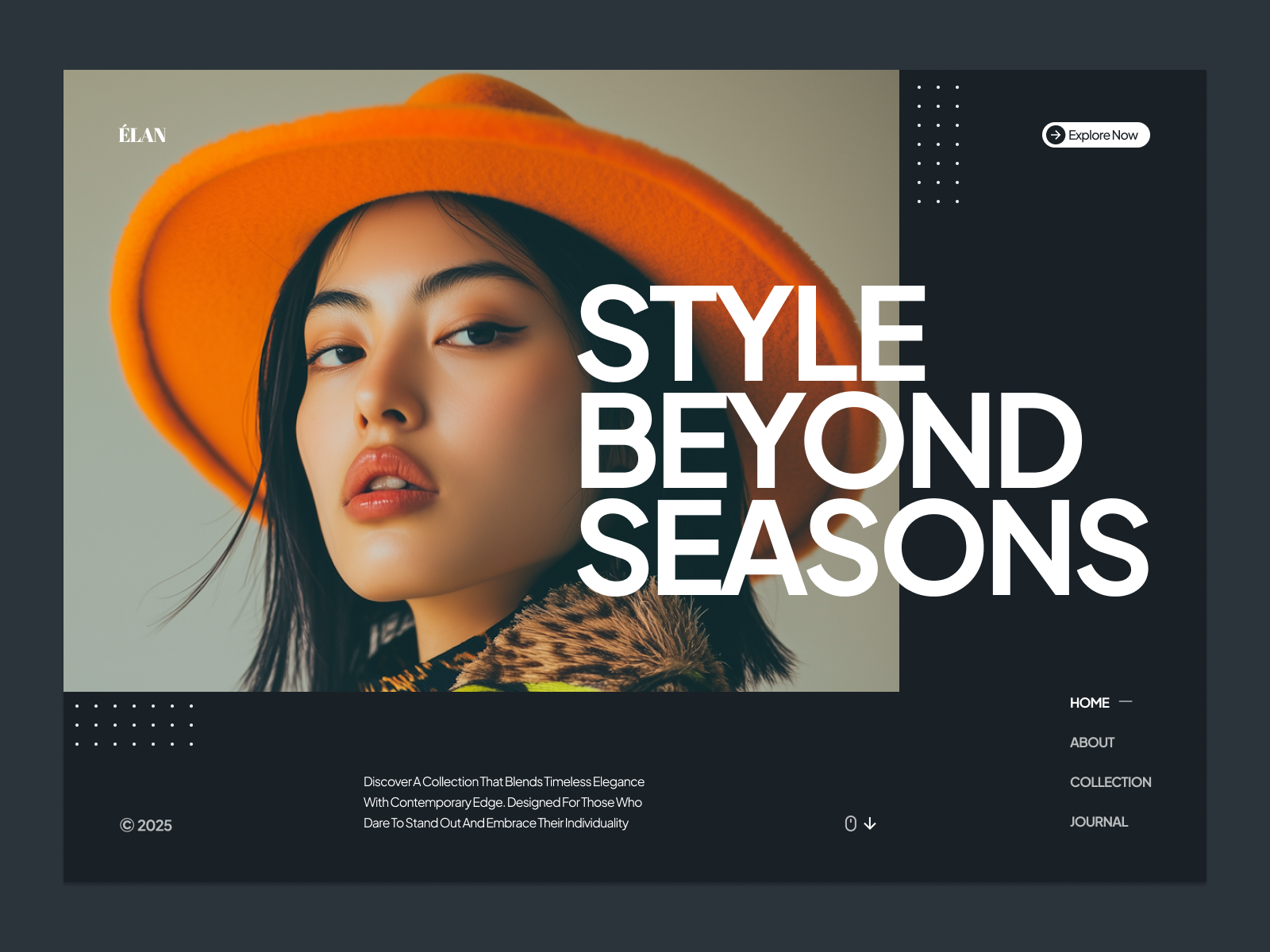 Style Beyond Seasons — Minimal Fashion Header
