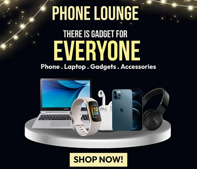 Gadget Store Promo Poster branding color design graphic design illustration illustrator logo poster ui vector visual branding visual poster