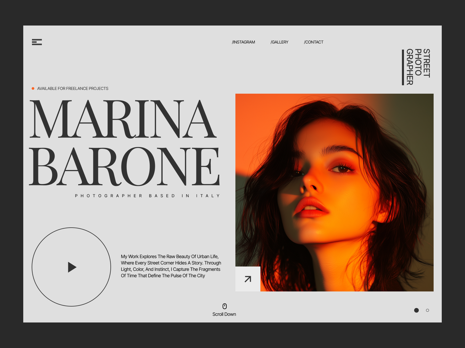 Marina Barone Photographer Based in Italy