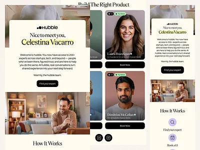 Hubble - Email Campaigns & Social brand branding clean graphic graphic design logo lol market marketing product design simple social social media stuff type typography ui ui design ux ux design