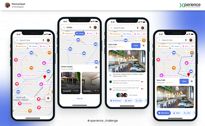 Challenge Day 2 ( Exploring Nearby Places) challange exploring nearby places ui ux