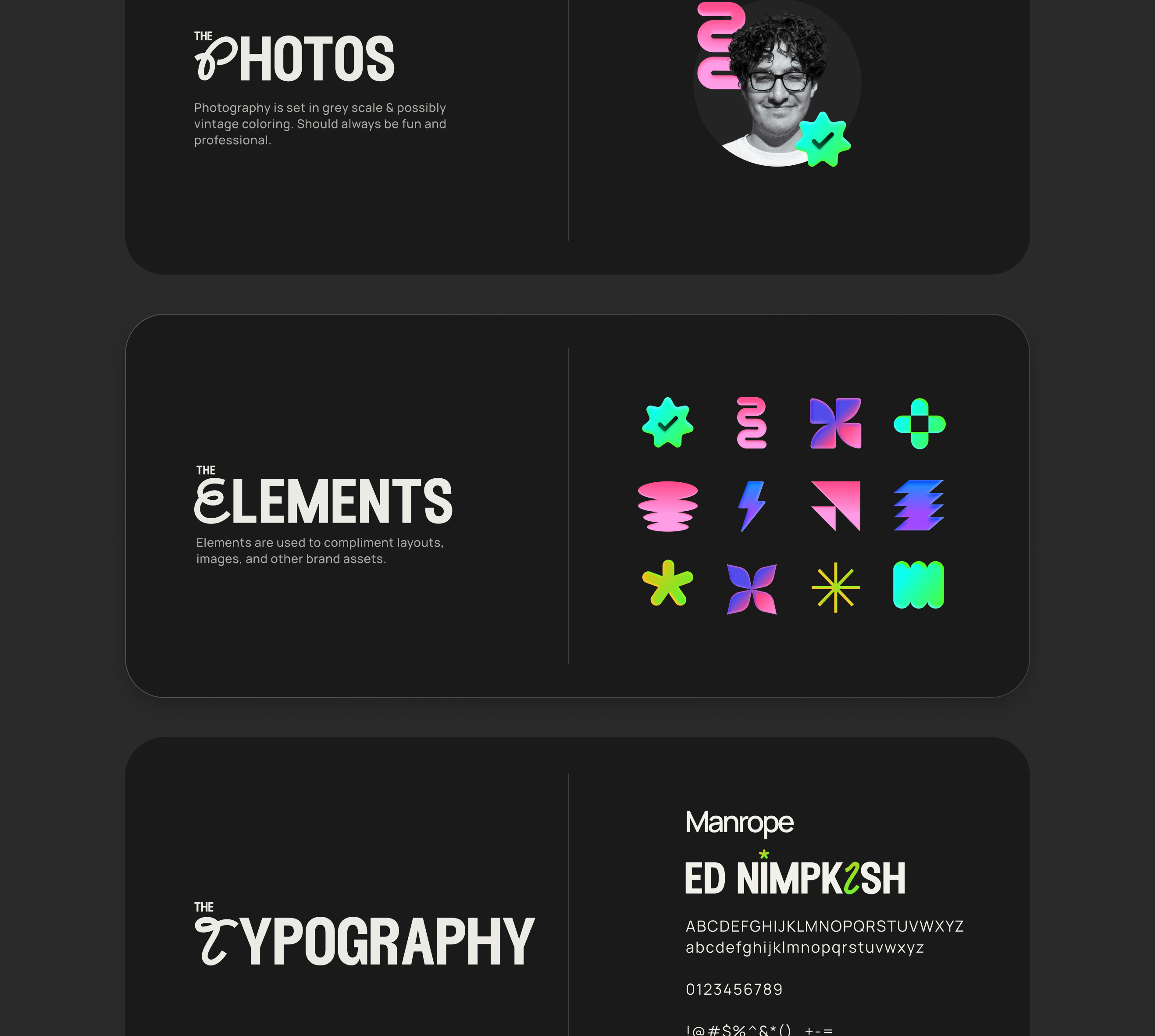 Portfolio Identity branding portfolio web design