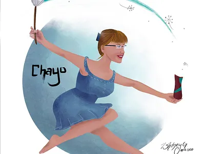 Fairy Potter digital painting fairy illustration portrait potter procreate