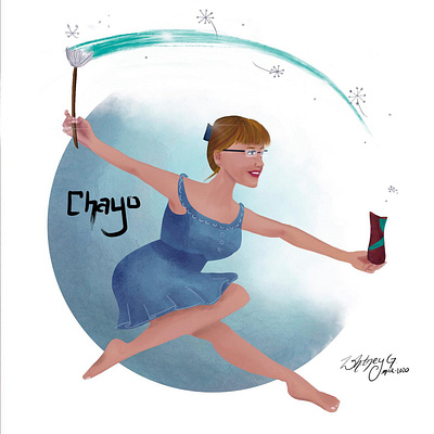 Fairy Potter digital painting fairy illustration portrait potter procreate