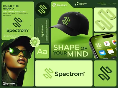 Spectrom Branding and logo design graphic design agency