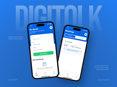 DigiTolk Mobile App UI/UX app design app design ui card empty state form inspiration ios app design list minimal mobile app design notification ui ui design uidesign uitrend uiux