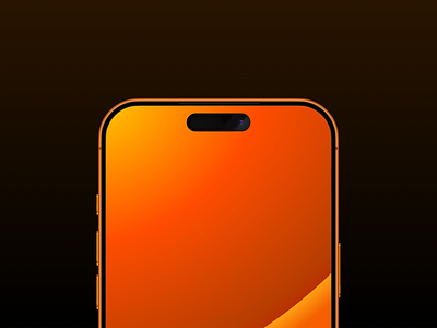 Dynamic Devices iPhone 17 Pro Max Cosmic Orange Work-in-Progress 17 pro max apple community cosmic device figma illustration ios ios 26 iphone iphone 17 mobile orange phone realistic vector wallpaper work in progress