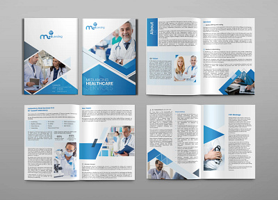 Diagnostic Center & Hospital Brochure Presentation clinical brochure layout