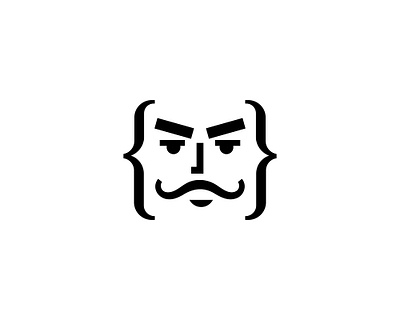 Coder guy logo ( unused, available for sale ) brakets logo branding code coder coder logo cyber logo devoloper elegant logo ethical logo guy man face logo minimalist logo modern logo people logo premium tech logo technology logo unique webdesigner