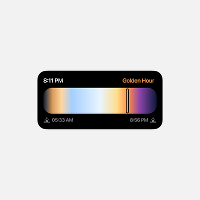 sunlight tracker widget golden hour ios sunlight sunrise sunset widget
