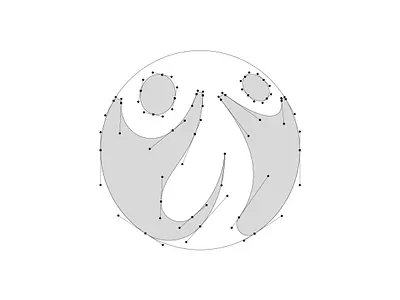 Grid layout for leaf+human logo! animation brand design branding brandmark company concept designer eco friendly grid logo human idea leaf logo sketch logomark minimal modern negative space sustatainable trademark tree