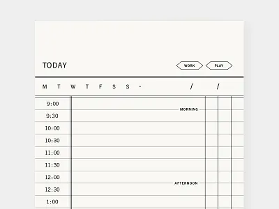 Daily planning notepad book design calendar daily planner planner planning print print design sustainability