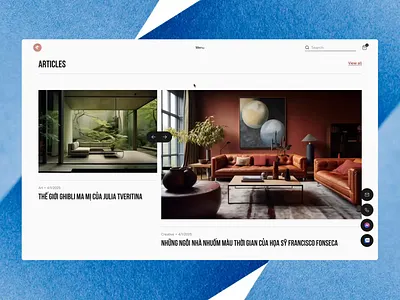 Artbook Bookstore - Articles illustration ui ux website websitedesign