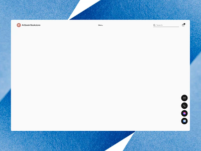 Artbook Bookstore- Hero section hero mobile ui ux website websitedesign
