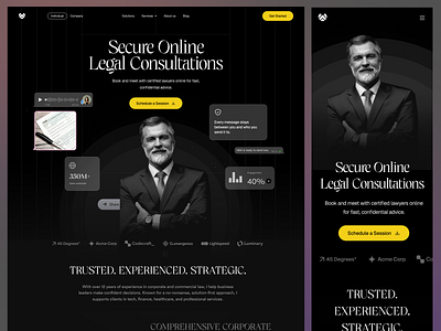 Legal Consultation Marketplace App Website Design b2b website book a lawyer consultation consultation app landing page find a lawyer landing page law agency lawyer lawyer video call app lawyers direcotry legal legal app directory legal app landing page legal app website legal consultation directory app modern saas design saas design saas landing page saas web design saas website