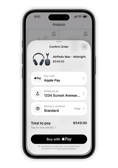 🛒 Seamless Checkout Flow – Apple Pay Concept app design design mobile app mobile design ui ux