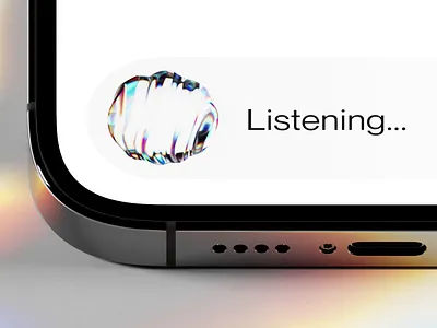 AI Voice Interaction 3d ai ai app ai interaction ai sphere akshay hooda animation app design designer graphic design home mobile mobile design mobile ui motion motion graphics ui visual voice