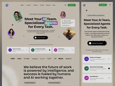 AI Agents Marketplace Website design agent ai ai agent ai agent directory ai agent marketplace ai landing page b2b website buy ai agent design digital agent website directory find an ai agent landing page marketplace modern ai interface modern saas design saas design saas landing page saas web design saas website