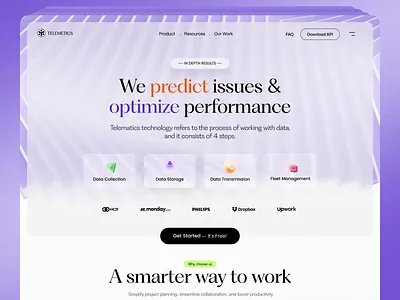 Data-driven saas website design ai fleet dashboard ai saas b2b productivity tool b2b website data driven data driven saas data driven saas website design landing page logistics analytics modern saas design saas saas design saas landing page saas web design saas website smart work system telematics website