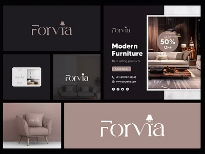 Forvia – Modern Interior Design Logo architecturelogo branddesign brandidentity creativebranding creativelogo dribbblelogo furniturelogo homedecor homedesign homeinterior interiorbranding interiordesign interiorlogo logodesign luxurybrand minimallogo modernbranding modernlogo premiumlogo visualidentity