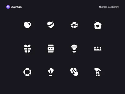 Charity & Love - Uxercon Icon Library animation care charity charityandlove design figma gift heart hope humanity icon icon design iconography logo love social ui uiux ux uxercon