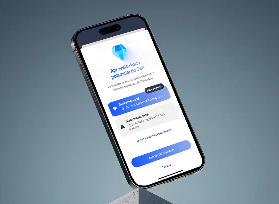 Select Plan | Zei App 3d branding graphic design ui