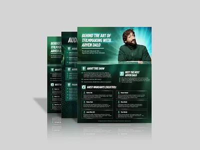 Podcast Media Kit Design | Branding & Marketing Collateral audience demographics template brand sponsorship presentation creative pitch deck design filmmaker media kit design influencer media kit design marketing collateral design media kit layout inspiration one sheet design for podcast podcast brand kit podcast cover branding podcast media kit design podcast promotion template podcast sponsorship deck professional media kit pdf sponsorship one sheet template