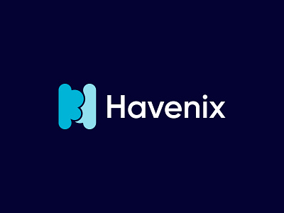 Havenix Modern Logo Design abstract logo blockchain logo brand identity branding cloud logo design futuristic logo h lettermark innovative logo logo minimalist logo modern logo professional logo software logo tech startup logo visual identity web3 logo