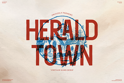 Herald Town | Vintage Sans Serif sans