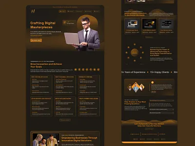 Modern Tech Company Website 3d animation branding dribbble futuristicui graphic design interface logo minimaldesign modernui motion graphics techcompany techinspiration ui uiux userfriendly uxdesign wavybackground webdesign