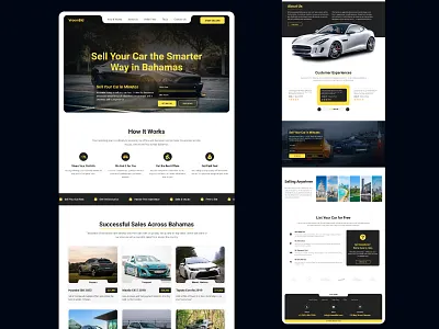 Bahamas Car Selling Landing Page automobile bahamas bid bidding branding car carbid carsell carselling design logo responsivedesign selling ui uiux userexperience userfriendly webdesign webdevelopment