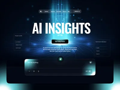AI Website Design ai ai chatbot ai crypto ai landing page ai website artificial intelligence landing page ui design web design