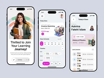 E-learning Mobile App app design education app educational app edutech elearning elearning app interface leaderboard learning mobile app mobile app design online course online learning product design student study app teacher tuition tutor ui ux